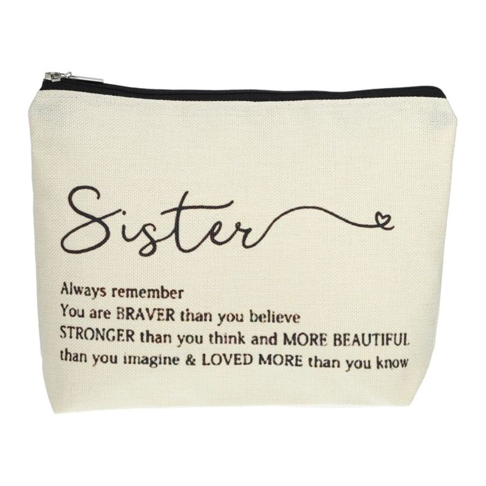 Sister Makeup Gift Idea Presents Organizer Bag Travel Toiletry Bags